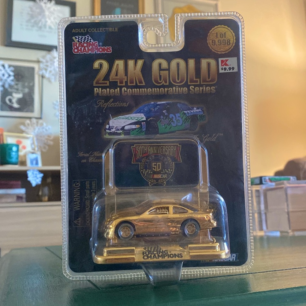 NASCAR 24K GOLD PLATED COMMEMORATIVE SERIES #35 TABASCO